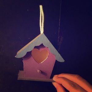 A small birdhouse